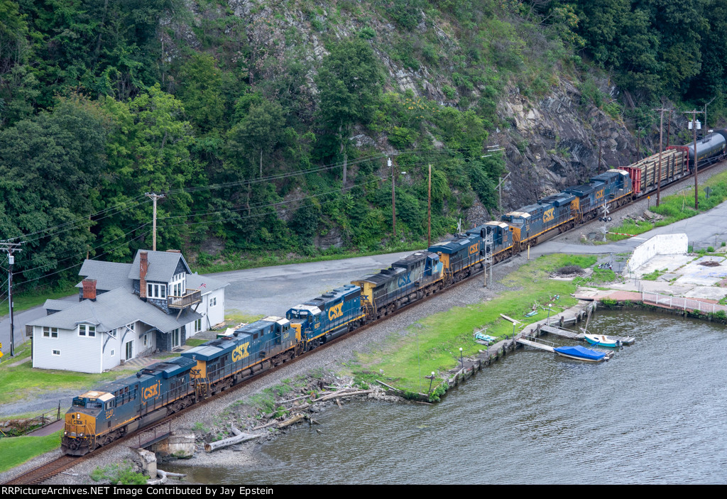 M403 passes the old Highland Depot